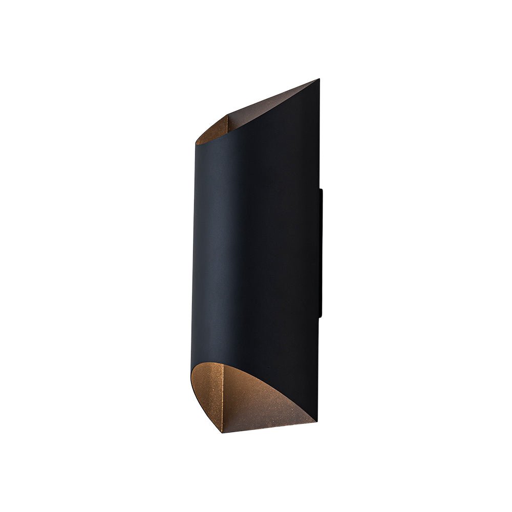 lightfixturesusa-ip54-up-and-down-black-tunnel-led-outdoor-wall-lamp-wall-sconce-2-pack-5448329