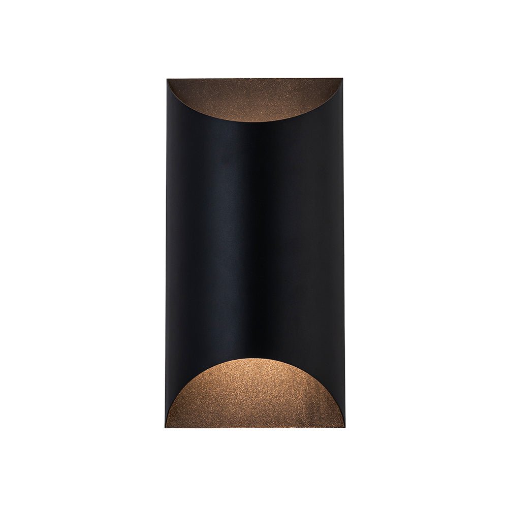 lightfixturesusa-ip54-up-and-down-black-tunnel-led-outdoor-wall-lamp-wall-sconce-2-pack-5944117