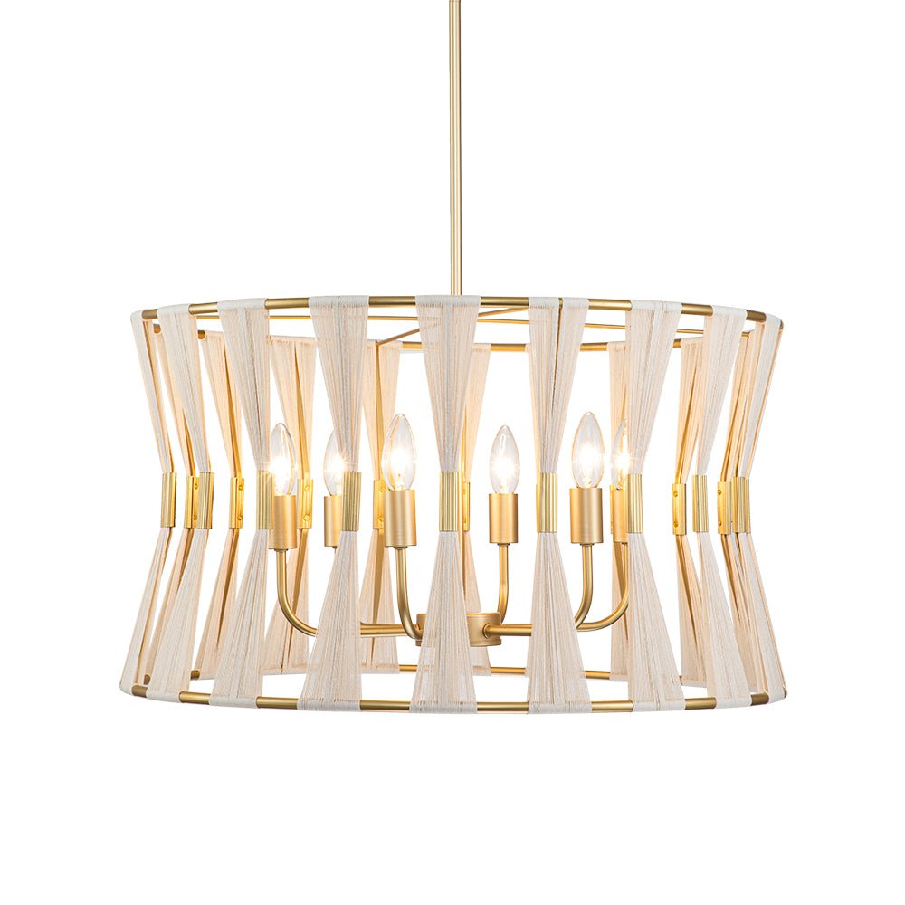 lightfixturesusa-ivory-woven-brass-open-drum-pendant-light-chandelier-ivory-995177