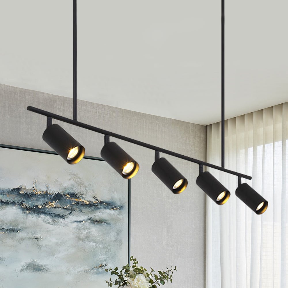lightfixturesusa-kitchen-island-linear-pendant-track-lighting-chandelier-black-5-lt-538449 LightFixturesUSA-Kitchen Island Linear Pendant Track Lighting-Chandelier-Black-5-Lt