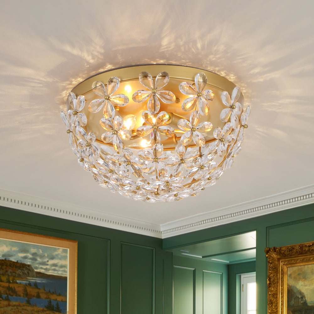 lightfixturesusa-luxe-brass-bloom-crystal-floral-cage-flush-mount-light-ceiling-light-gold-4794214 LightFixturesUSA - Luxe Brass Bloom Crystal Floral Cage Flush Mount Light - Ceiling Light - Gold -
