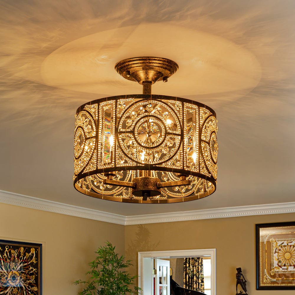 lightfixturesusa-luxe-moroccan-antique-crystal-drum-semi-flush-mount-ceiling-light-black-190065