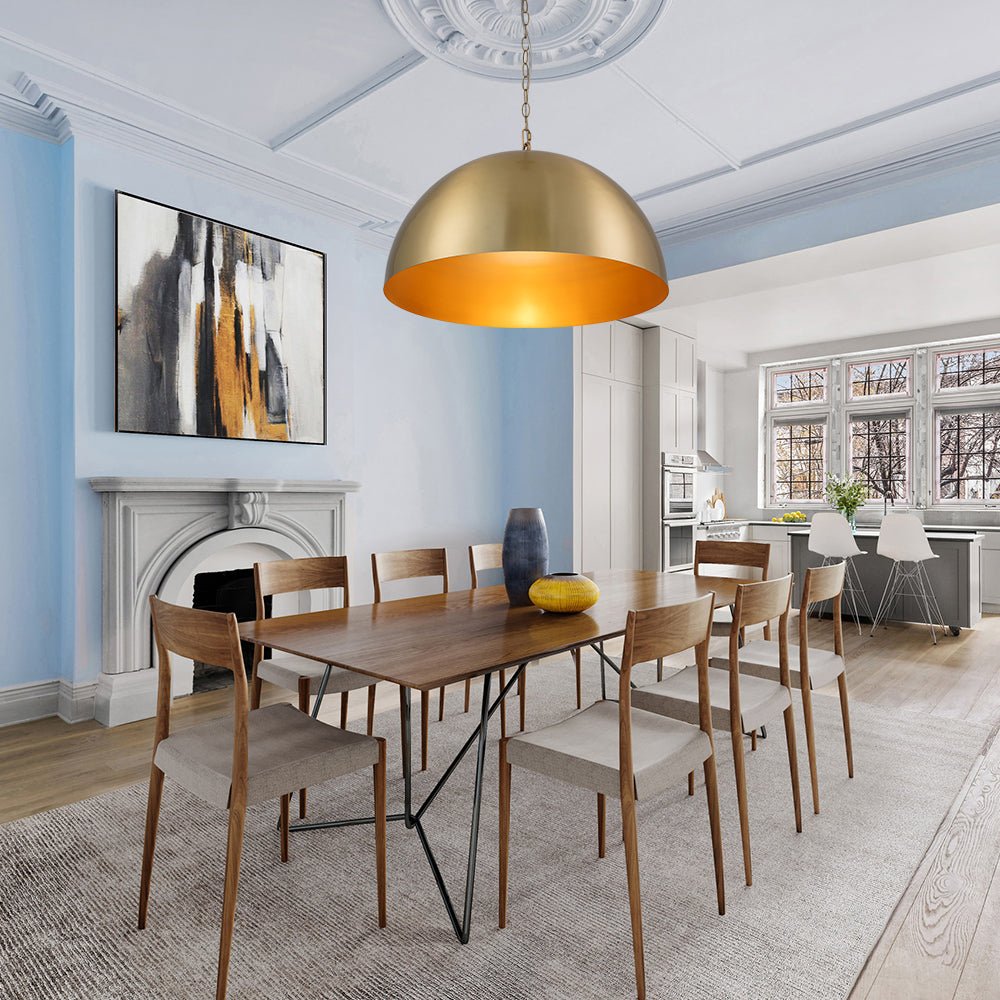 lightfixturesusa-luxe-oversized-brushed-brass-iron-large-dome-pendant-light-pendant-light-236-in-644857 LightFixturesUSA - Luxe Oversized Brushed Brass Iron Large Dome Pendant Light - Pendant Light - 23.6 in. -