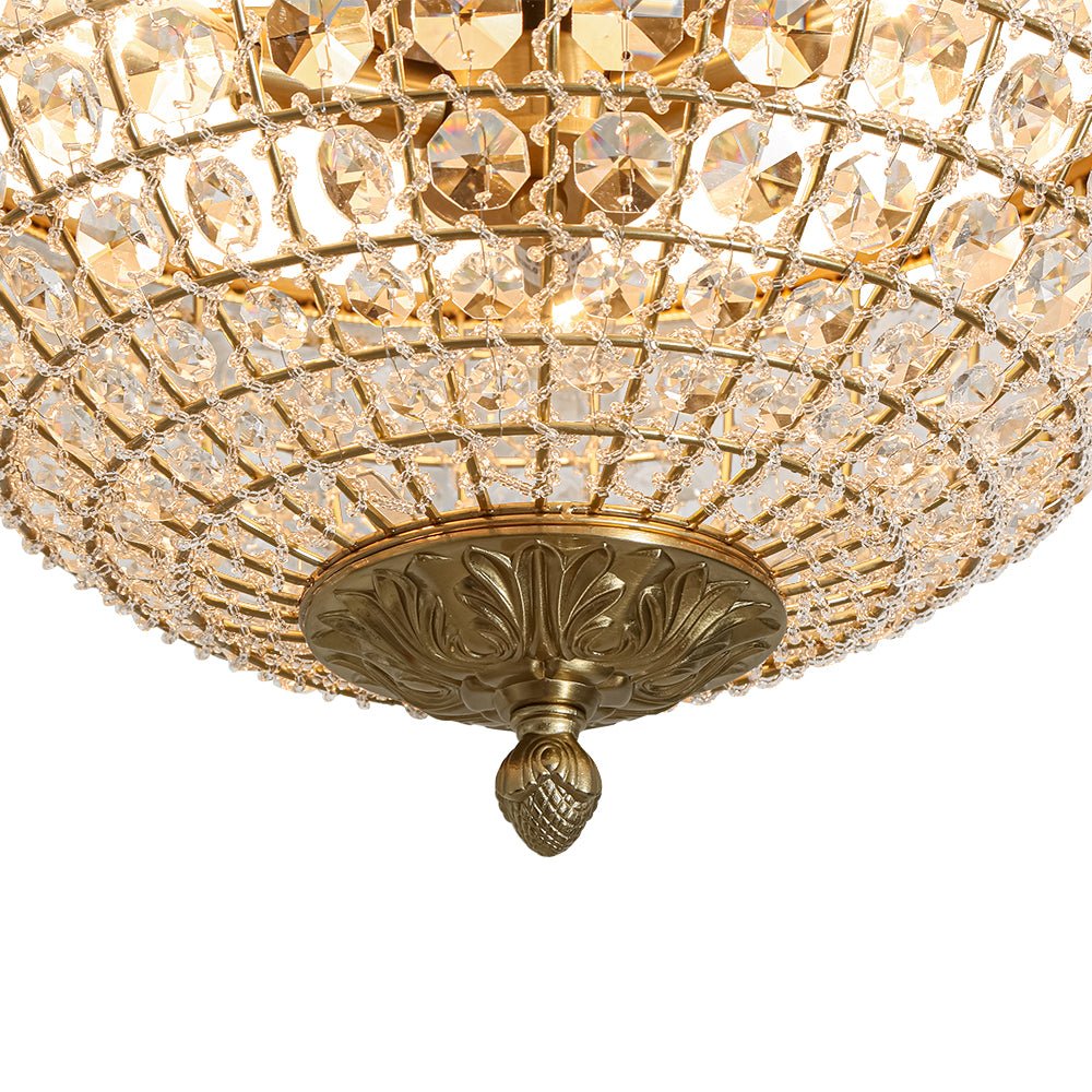 lightfixturesusa-luxe-vintage-french-brass-round-crystal-cage-flush-mount-light-ceiling-light-gold-8804144