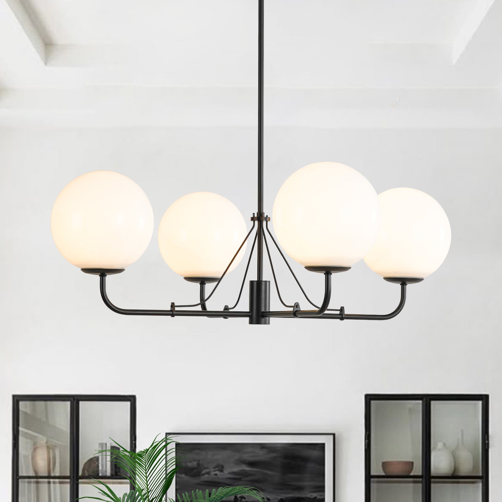 lightfixturesusa-luxury-4-light-shine-opal-glass-globe-sputnik-chandelier-chandelier-black-181858
