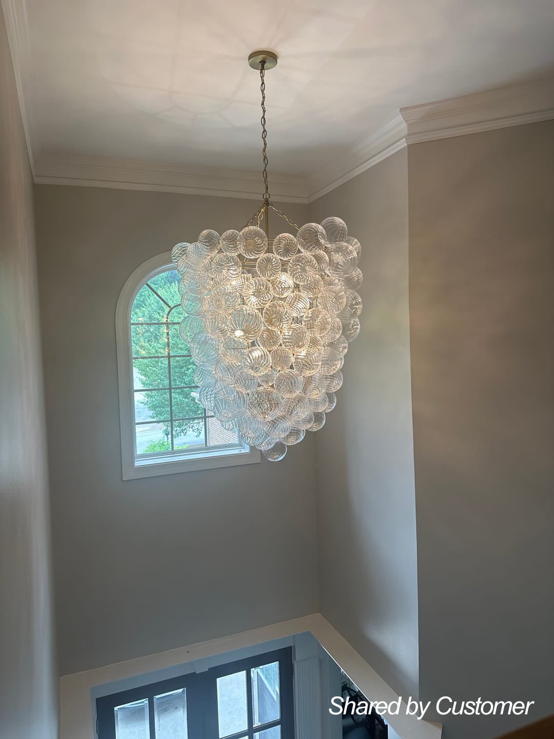 lightfixturesusa-luxury-cascade-cluster-ribbed-glass-bubble-entry-chandelier-chandelier-brass-263549