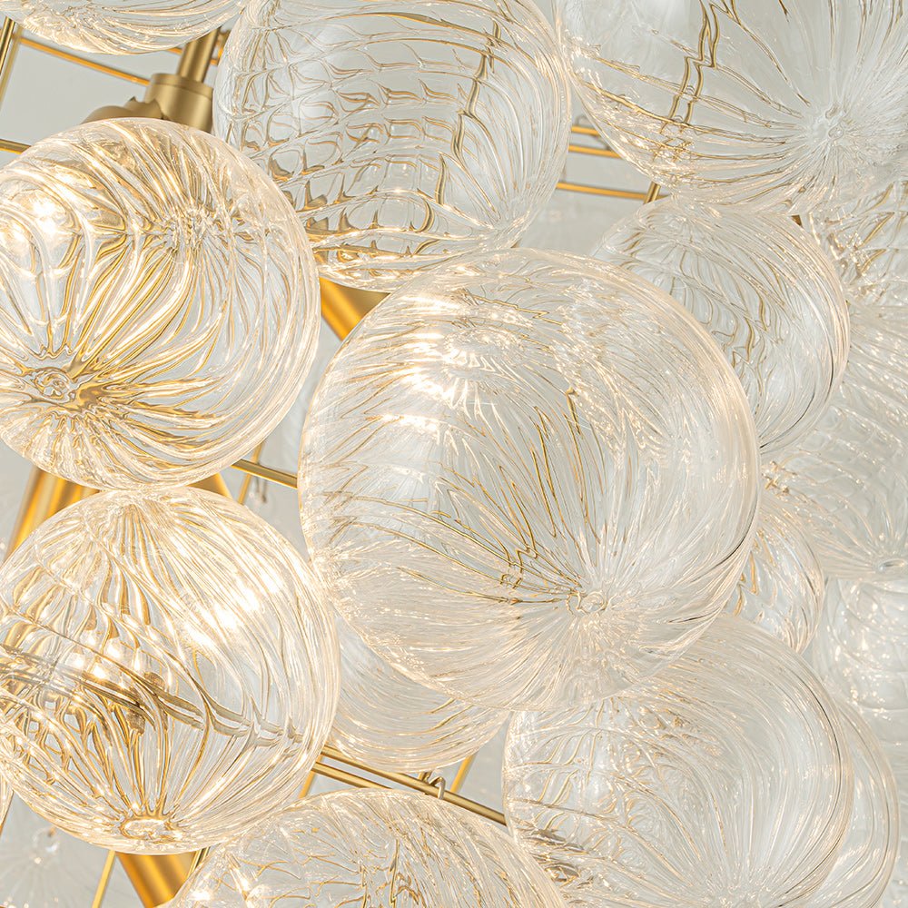 lightfixturesusa-luxury-cascade-cluster-ribbed-glass-bubble-entry-chandelier-chandelier-brass-532941