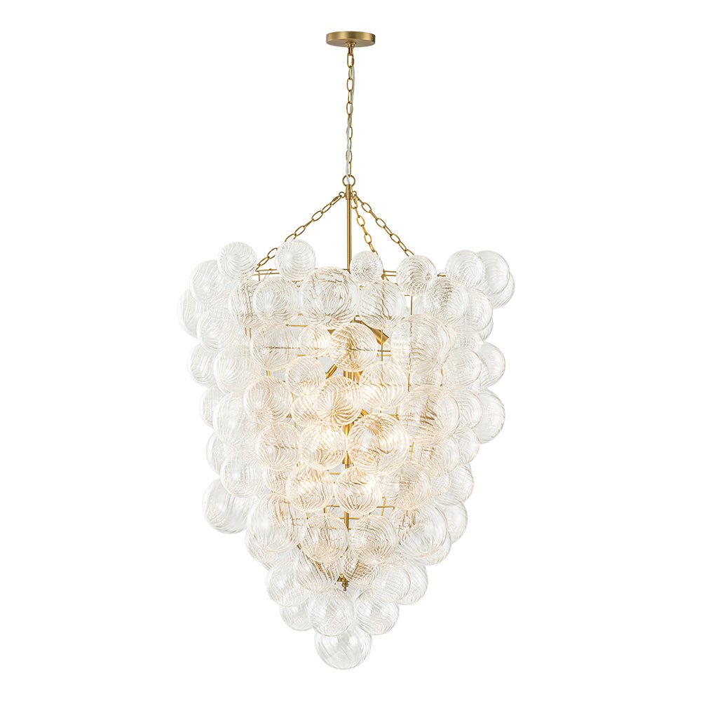 lightfixturesusa-luxury-cascade-cluster-ribbed-glass-bubble-entry-chandelier-chandelier-brass-550866