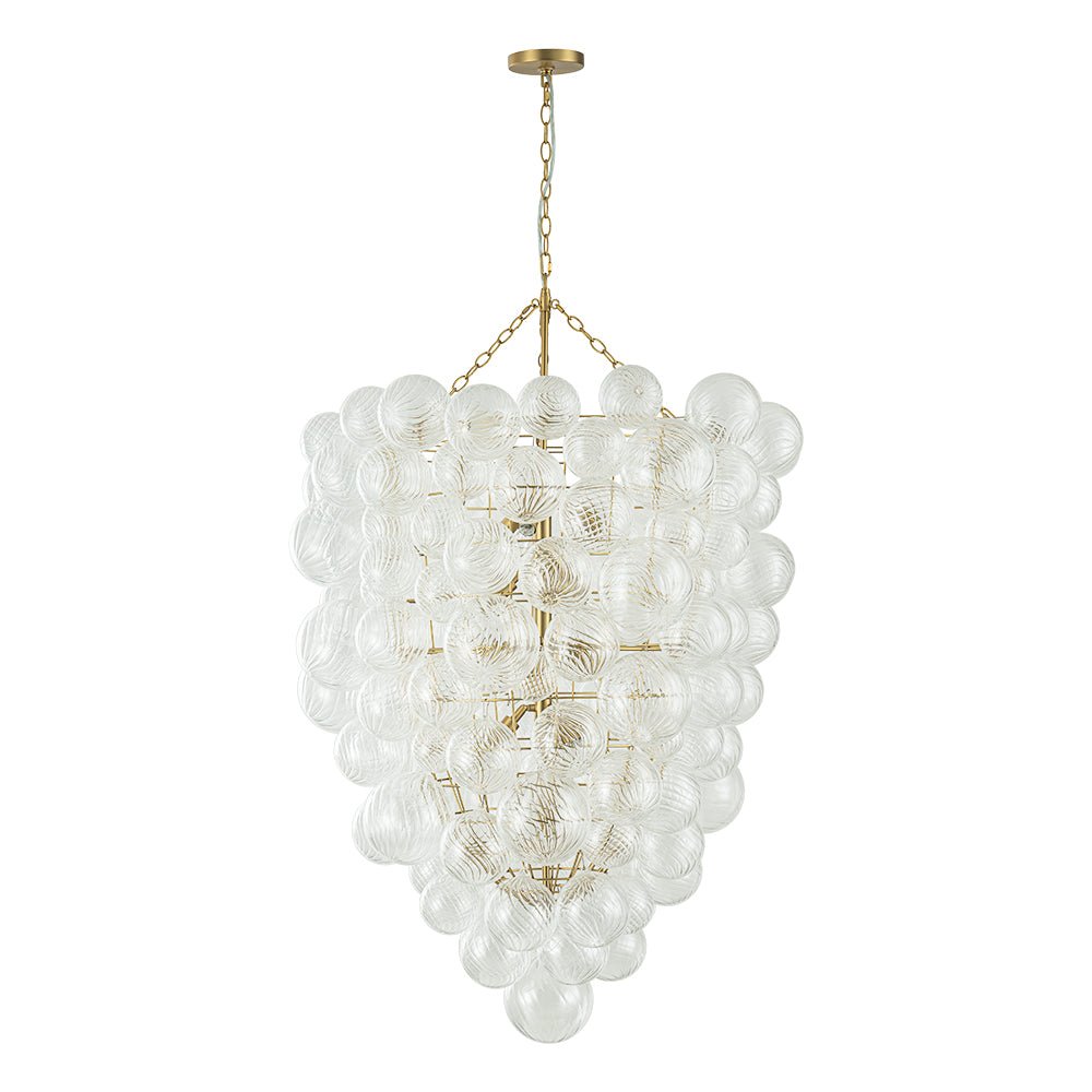 lightfixturesusa-luxury-cascade-cluster-ribbed-glass-bubble-entry-chandelier-chandelier-brass-597153