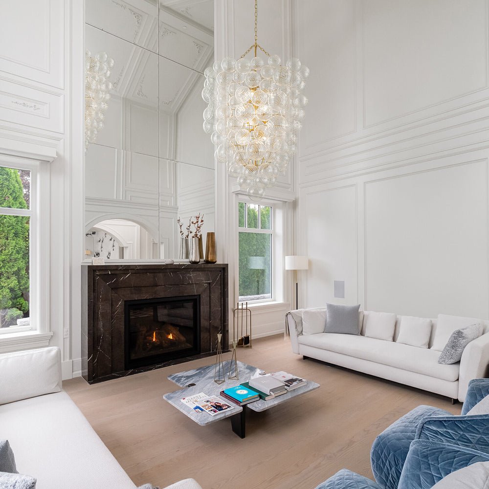 lightfixturesusa-luxury-cascade-cluster-ribbed-glass-bubble-entry-chandelier-chandelier-brass-627787