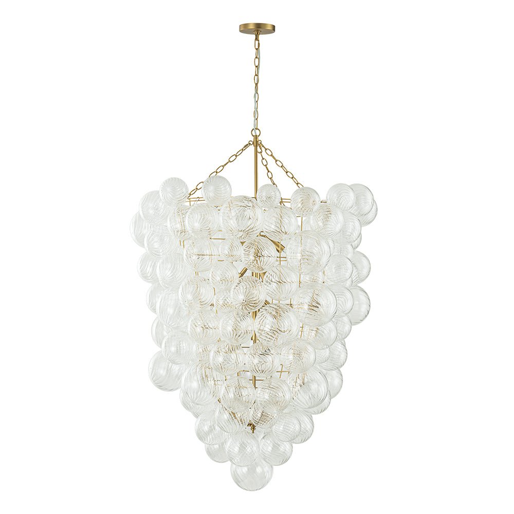 lightfixturesusa-luxury-cascade-cluster-ribbed-glass-bubble-entry-chandelier-chandelier-brass-687138