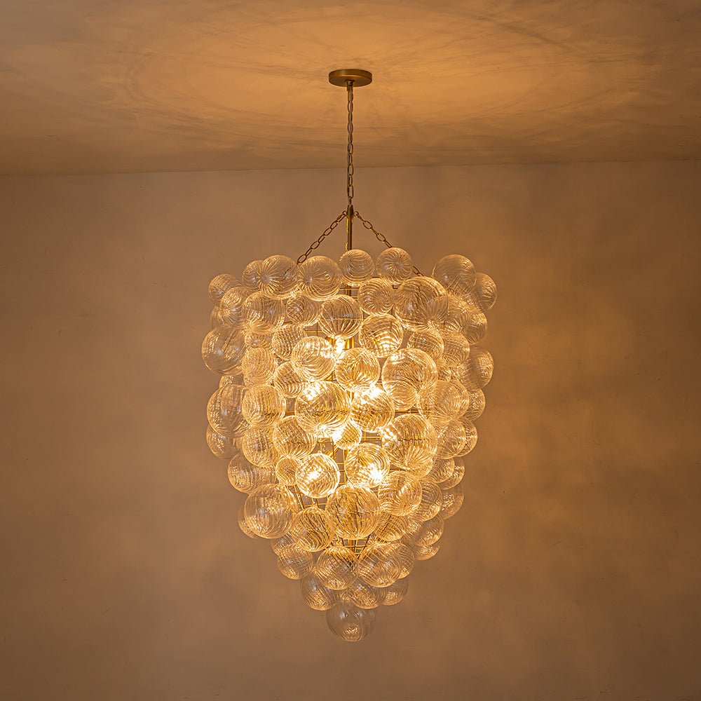 lightfixturesusa-luxury-cascade-cluster-ribbed-glass-bubble-entry-chandelier-chandelier-brass-781160