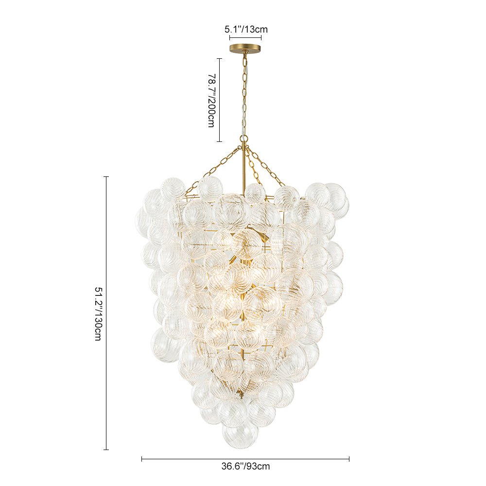lightfixturesusa-luxury-cascade-cluster-ribbed-glass-bubble-entry-chandelier-chandelier-brass-8488800