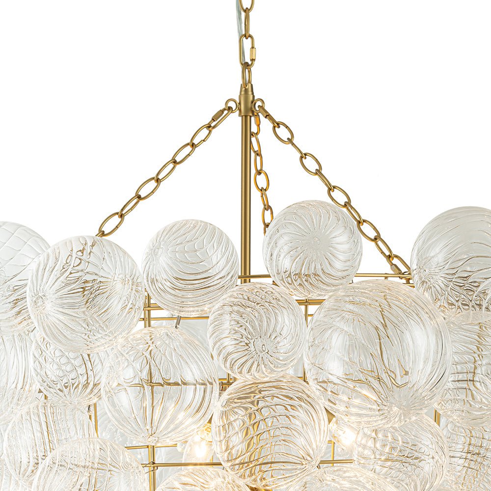 lightfixturesusa-luxury-cascade-cluster-ribbed-glass-bubble-entry-chandelier-chandelier-brass-971735