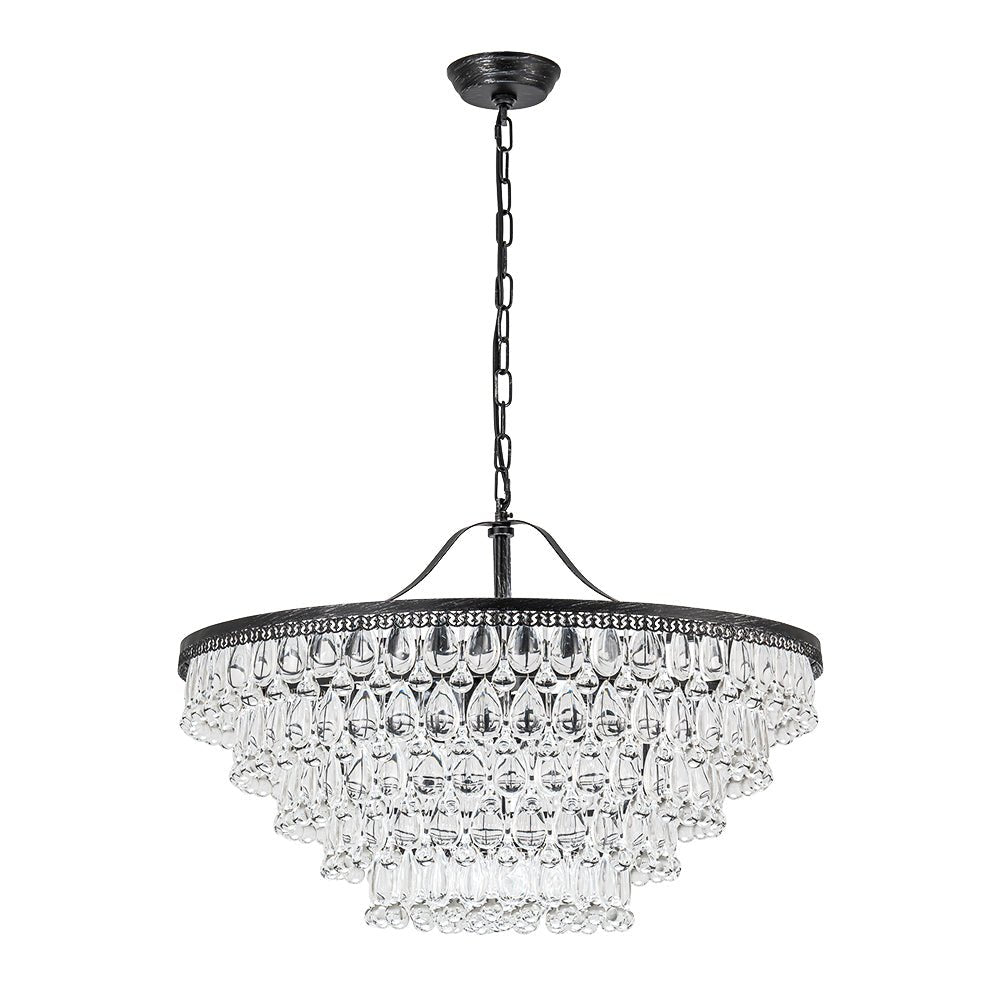 lightfixturesusa-luxury-glam-tiered-crystal-raindrop-round-chandelier-chandelier-black-173721