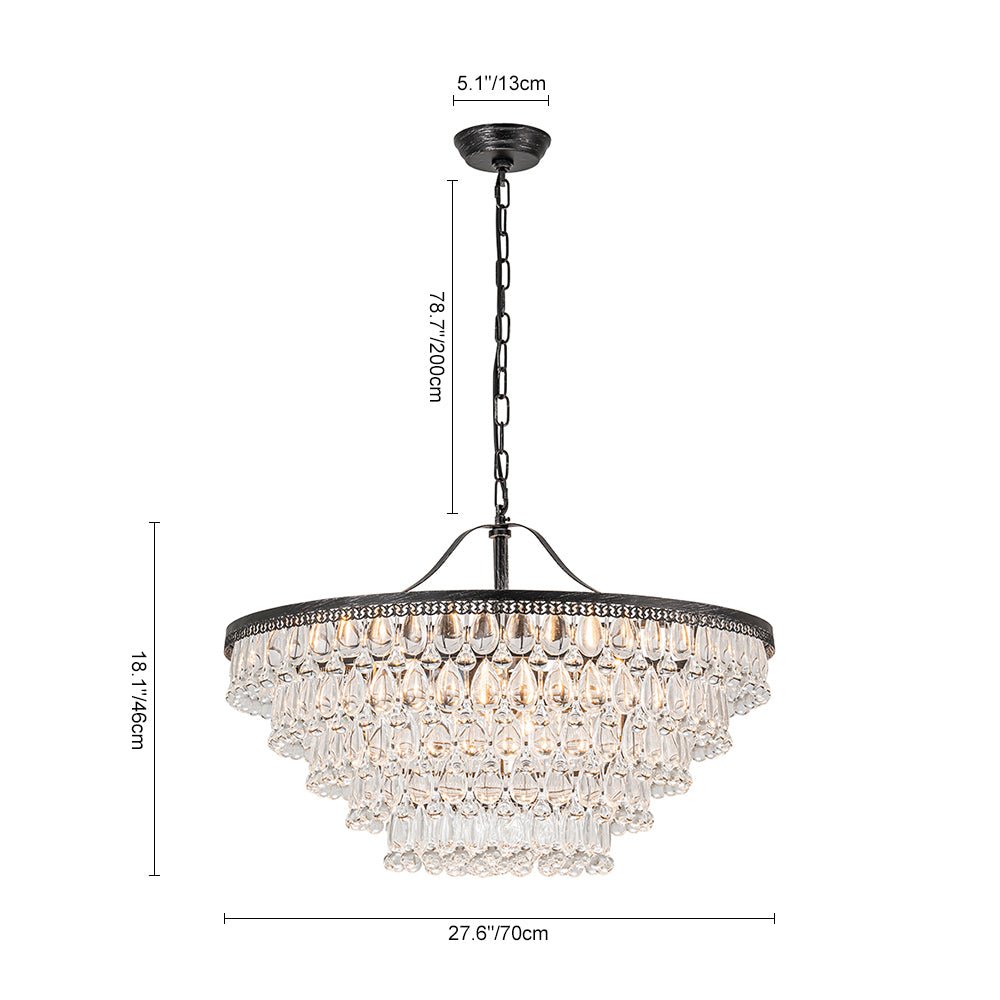 lightfixturesusa-luxury-glam-tiered-crystal-raindrop-round-chandelier-chandelier-black-214603