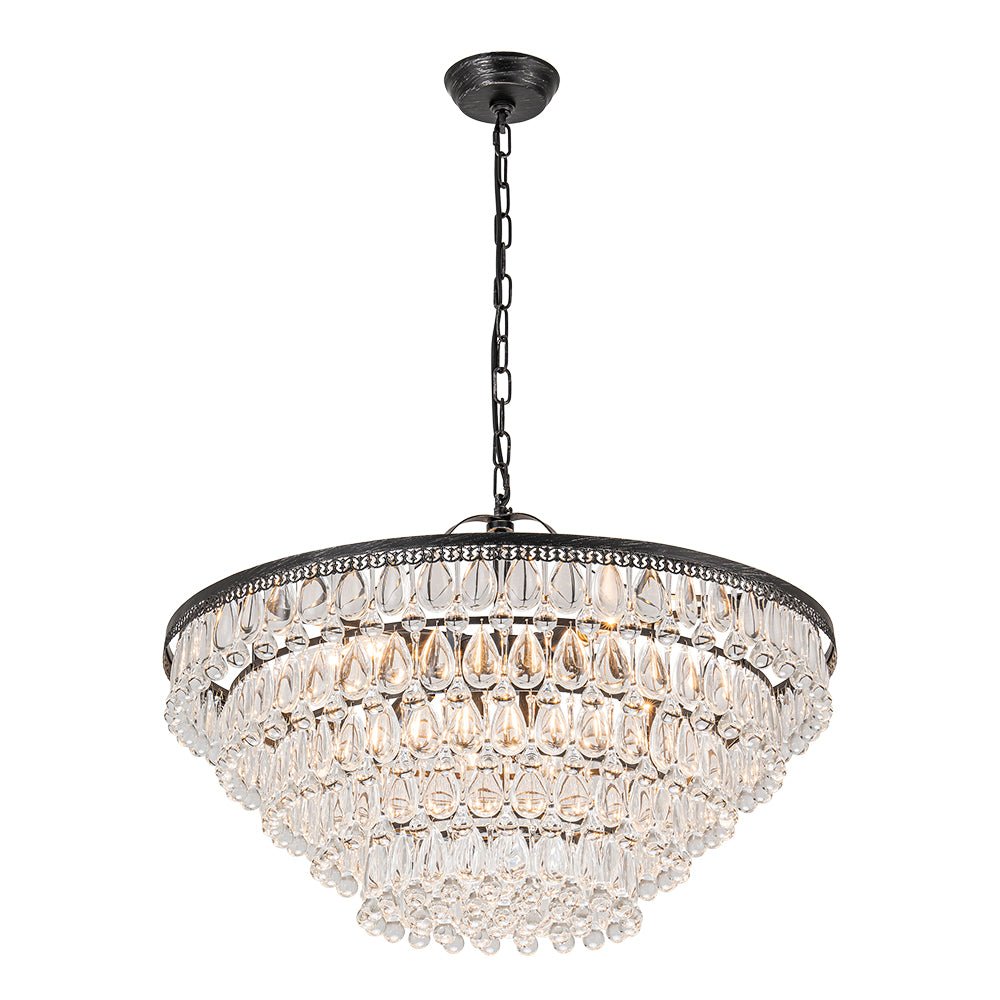 lightfixturesusa-luxury-glam-tiered-crystal-raindrop-round-chandelier-chandelier-black-507446