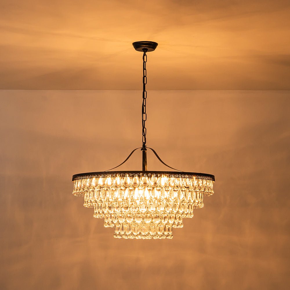 lightfixturesusa-luxury-glam-tiered-crystal-raindrop-round-chandelier-chandelier-black-607545