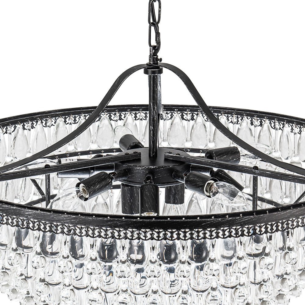 lightfixturesusa-luxury-glam-tiered-crystal-raindrop-round-chandelier-chandelier-black-850354