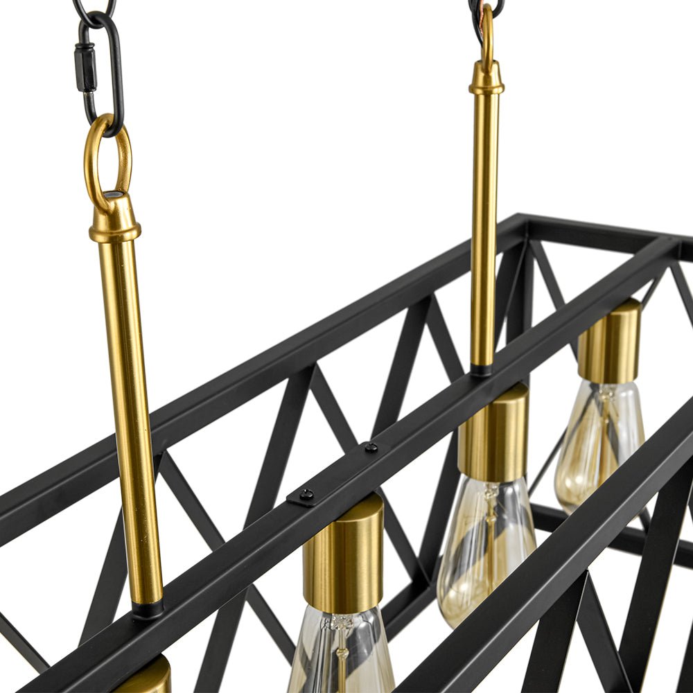lightfixturesusa-matte-black-5-light-cross-framed-box-kitchen-island-chandelier-chandelier-black-625108