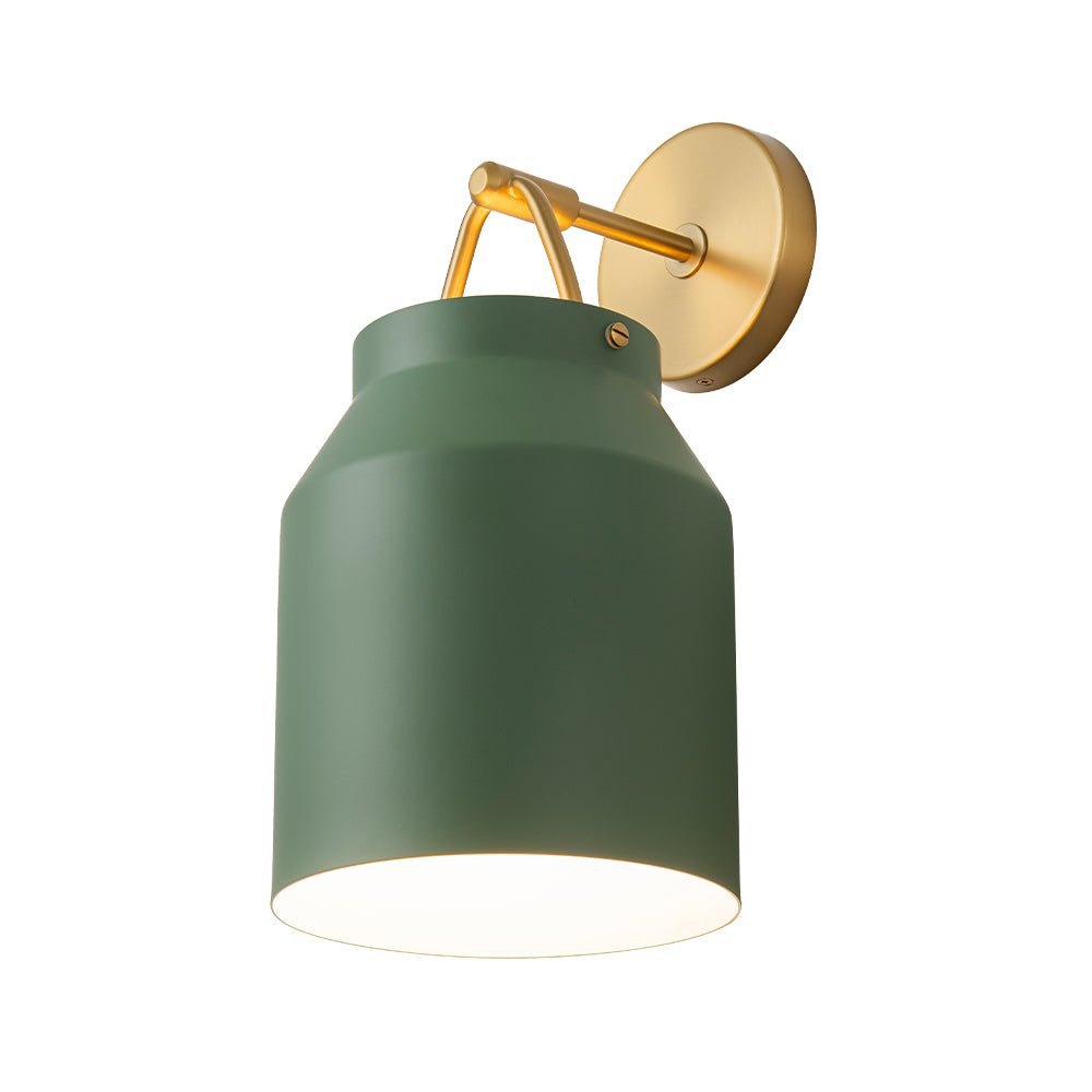 lightfixturesusa-mid-century-1-light-hanging-jar-shade-wall-sconce-wall-sconce-green-metal-331887
