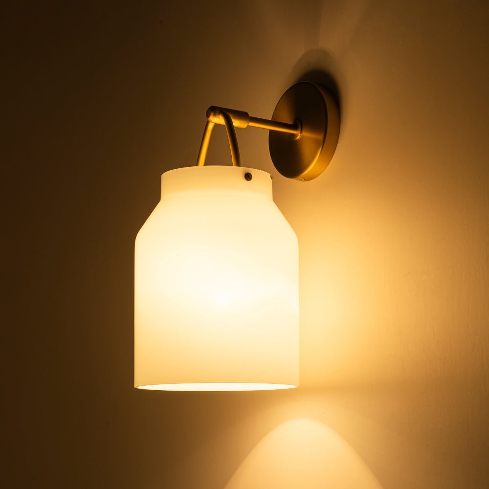 lightfixturesusa-mid-century-1-light-hanging-jar-shade-wall-sconce-wall-sconce-green-metal-458401