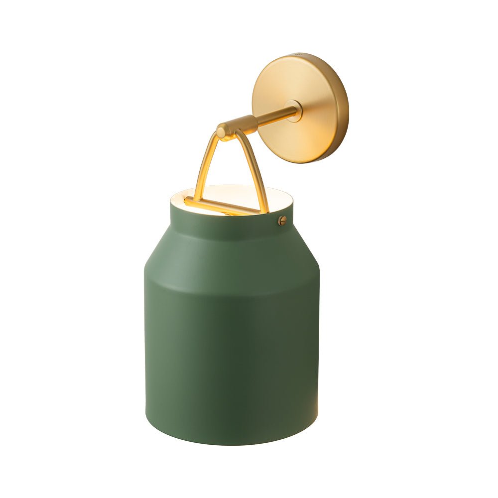 lightfixturesusa-mid-century-1-light-hanging-jar-shade-wall-sconce-wall-sconce-green-metal-489926