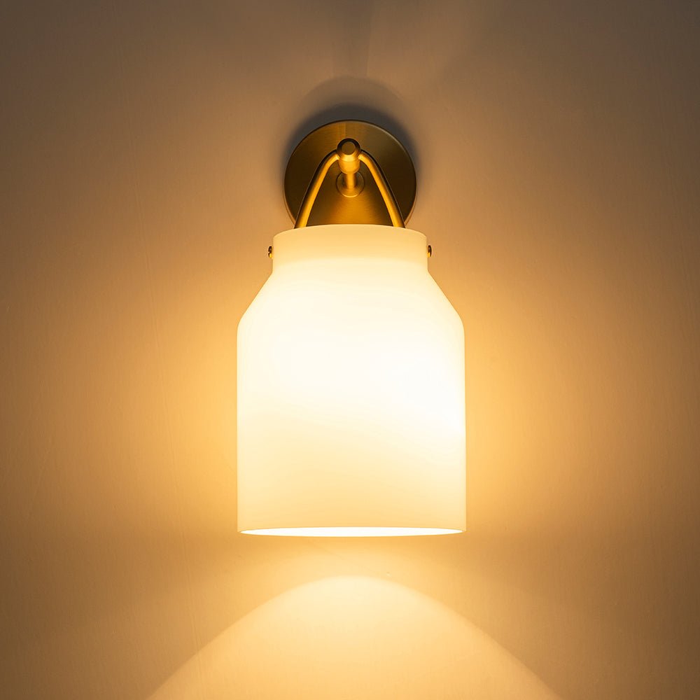 lightfixturesusa-mid-century-1-light-hanging-jar-shade-wall-sconce-wall-sconce-green-metal-546881