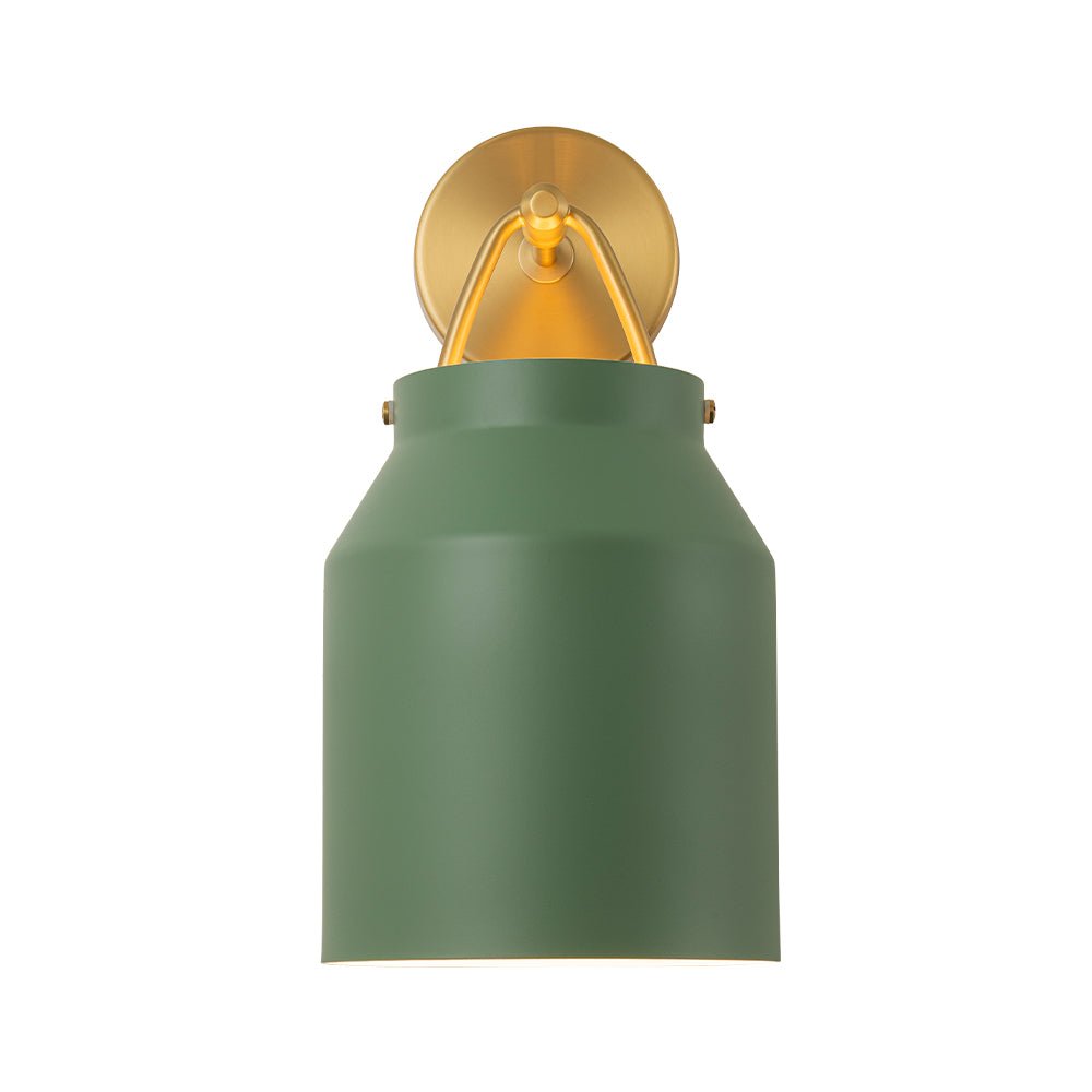 lightfixturesusa-mid-century-1-light-hanging-jar-shade-wall-sconce-wall-sconce-green-metal-838426