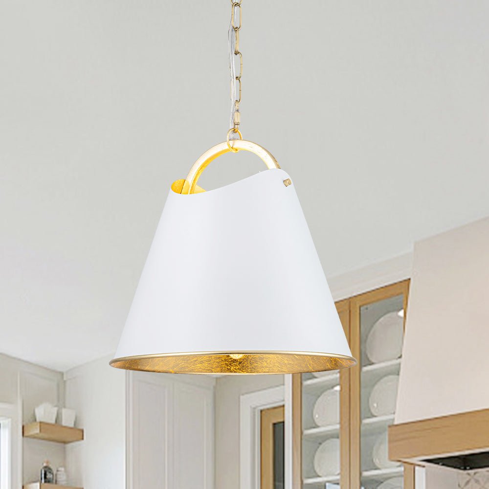 lightfixturesusa-mid-century-1-light-white-gold-metal-conical-pendant-light-pendant-light-118-in-6835456