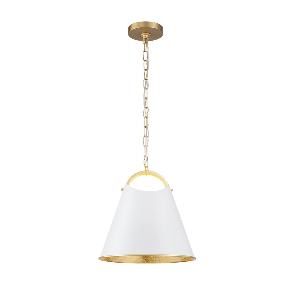 lightfixturesusa-mid-century-1-light-white-gold-metal-conical-pendant-light-pendant-light-118-in-7520152