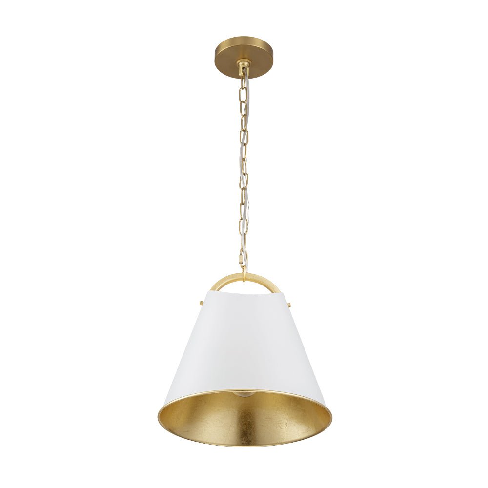 lightfixturesusa-mid-century-1-light-white-gold-metal-conical-pendant-light-pendant-light-118-in-7894354