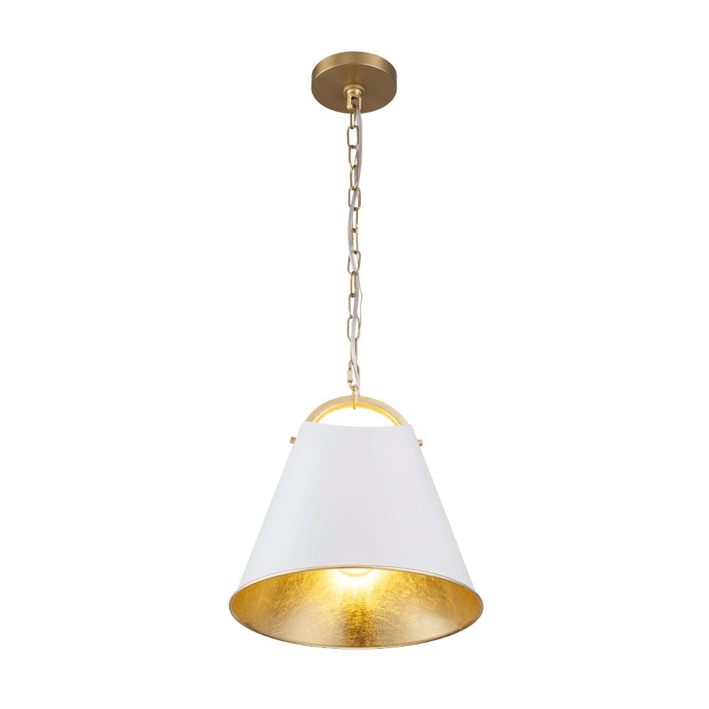 lightfixturesusa-mid-century-1-light-white-gold-metal-conical-pendant-light-pendant-light-118-in-8677966