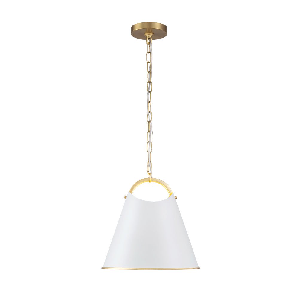lightfixturesusa-mid-century-1-light-white-gold-metal-conical-pendant-light-pendant-light-118-in-8993291
