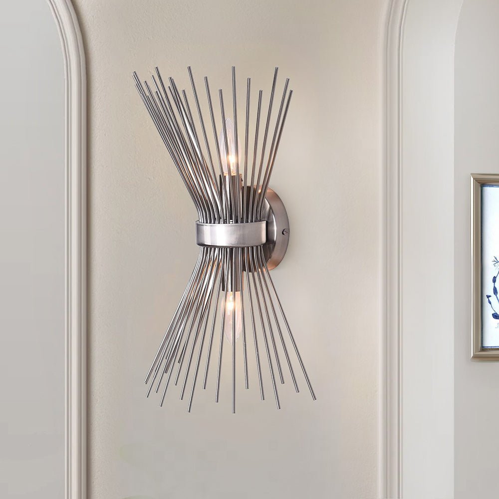 lightfixturesusa-mid-century-2-light-sunburst-wall-sconce-wall-sconce-nickel-512557 LightFixturesUSA-Mid Century 2-Light Sunburst Wall Sconce-Wall Sconce-Nickel-