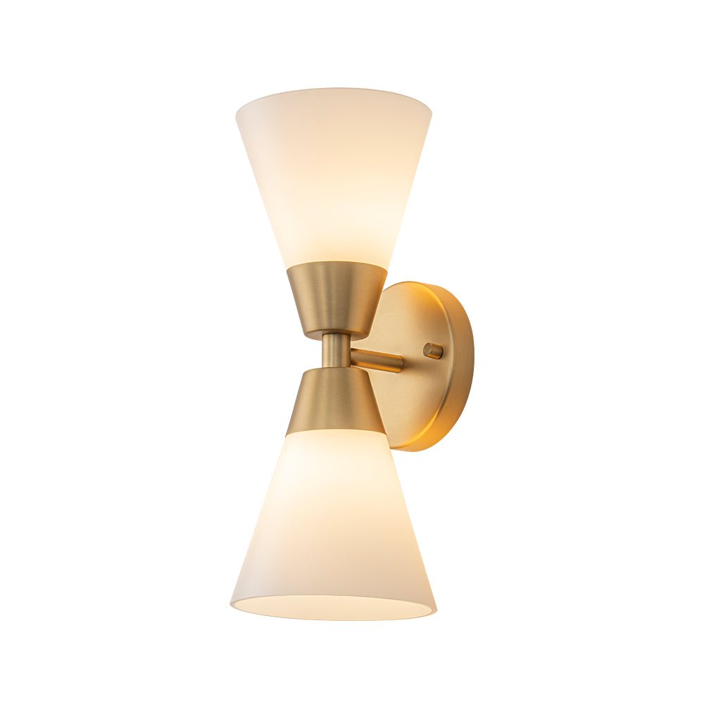 lightfixturesusa-mid-century-2-light-up-down-opal-glass-cone-wall-sconce-wall-sconce-black-300179