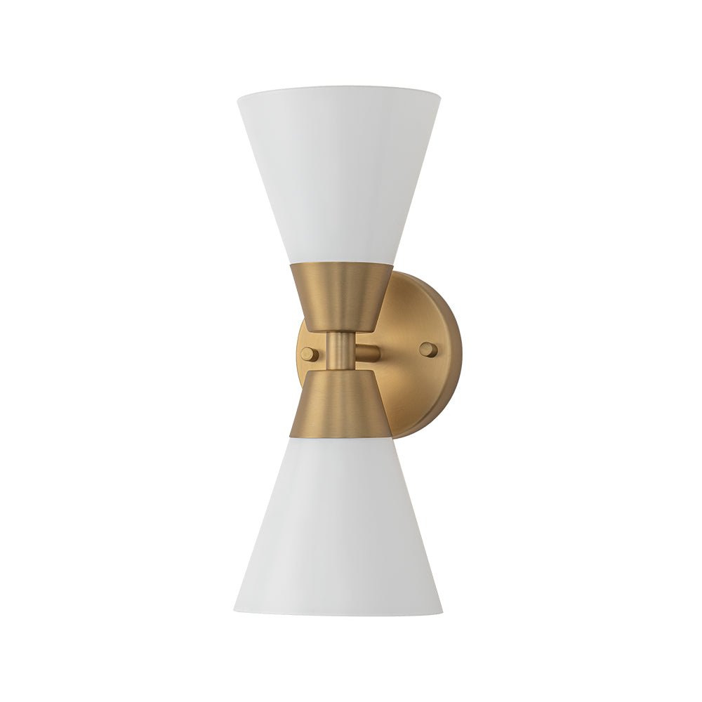 lightfixturesusa-mid-century-2-light-up-down-opal-glass-cone-wall-sconce-wall-sconce-black-325905