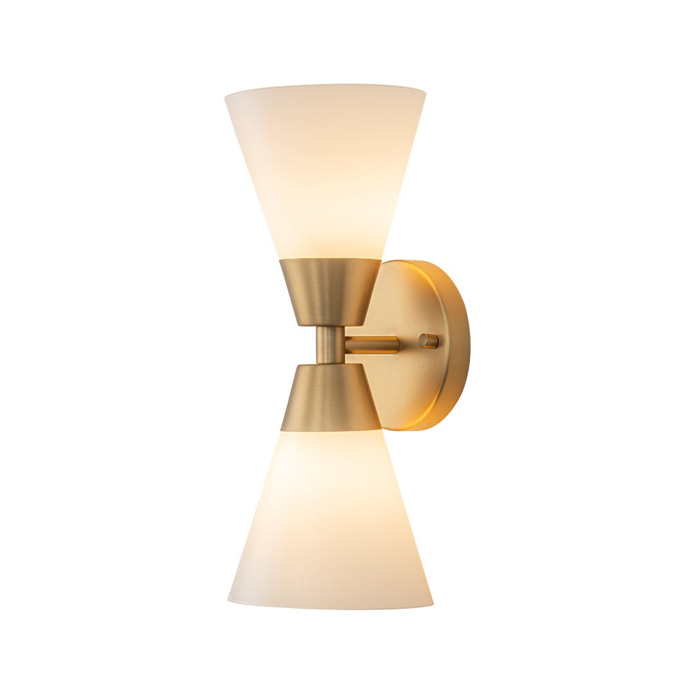 lightfixturesusa-mid-century-2-light-up-down-opal-glass-cone-wall-sconce-wall-sconce-black-380802