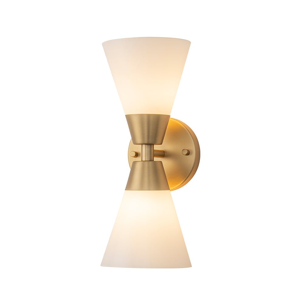 lightfixturesusa-mid-century-2-light-up-down-opal-glass-cone-wall-sconce-wall-sconce-black-442670