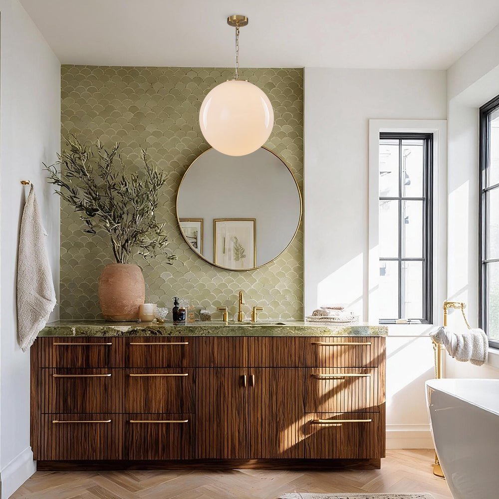 lightfixturesusa-mid-century-brass-1-light-shine-opal-glass-globe-pendant-pendant-light-chain-7748638
