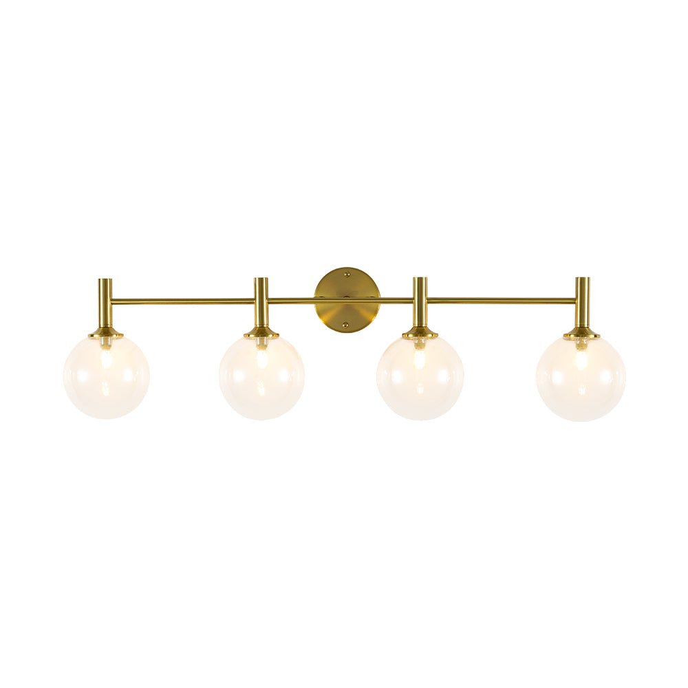lightfixturesusa-mid-century-brass-4-light-glass-globe-vanity-sconce-wall-sconce-clear-glass-160807