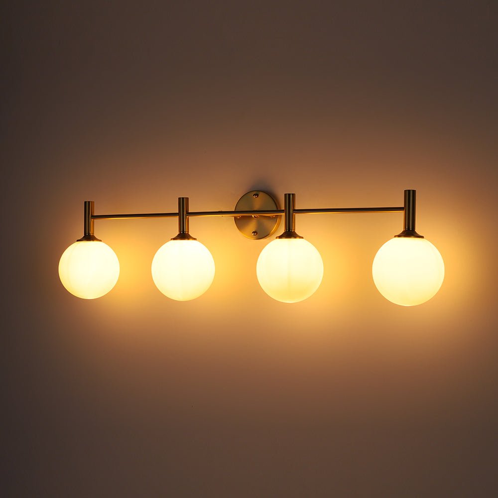 lightfixturesusa-mid-century-brass-4-light-glass-globe-vanity-sconce-wall-sconce-clear-glass-602563