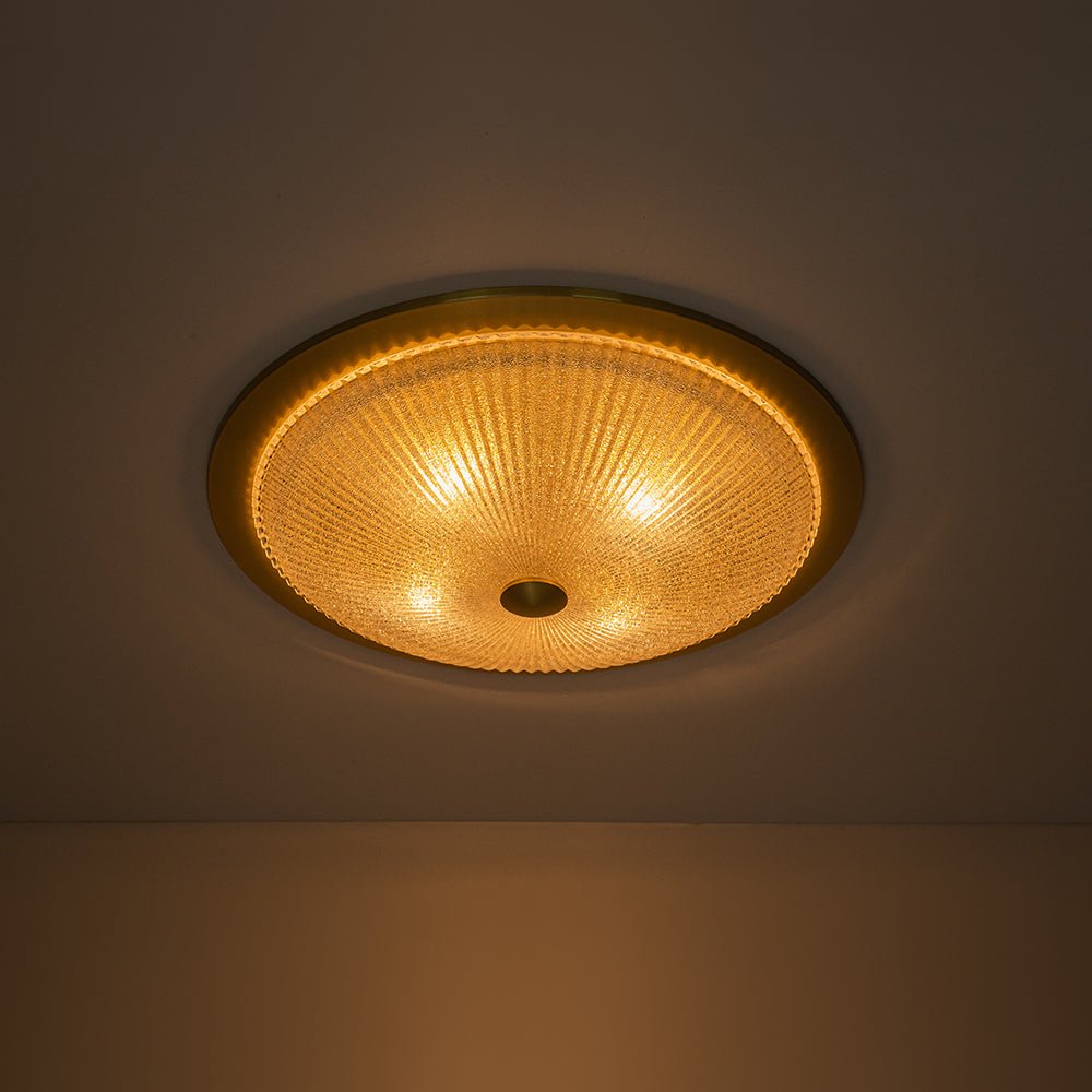 lightfixturesusa-mid-century-brass-ribbed-textured-glass-flush-mount-ceiling-light-gold-275818
