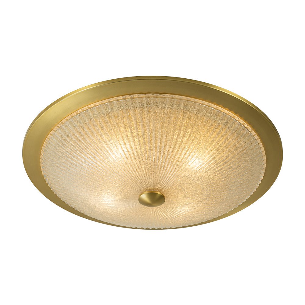 lightfixturesusa-mid-century-brass-ribbed-textured-glass-flush-mount-ceiling-light-gold-375810