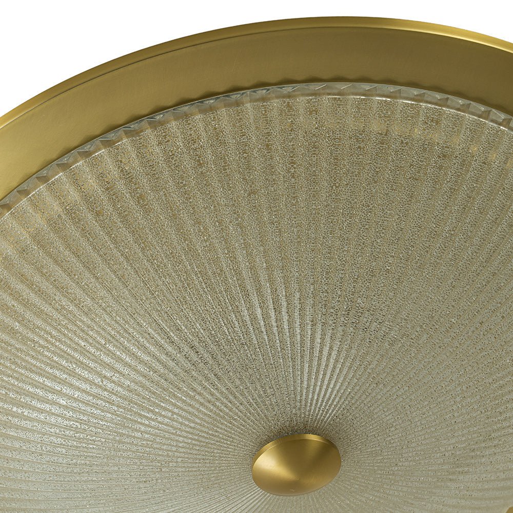 lightfixturesusa-mid-century-brass-ribbed-textured-glass-flush-mount-ceiling-light-gold-561013