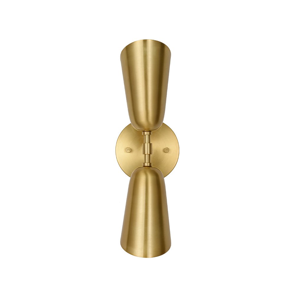 lightfixturesusa-mid-century-brushed-brass-2-light-up-down-dual-cone-wall-lamp-wall-sconce-1-pack-712617
