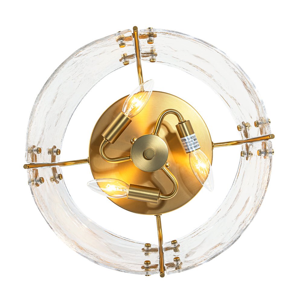 lightfixturesusa-mid-century-clear-textured-glass-drum-flush-mount-light-ceiling-light-brass-708355