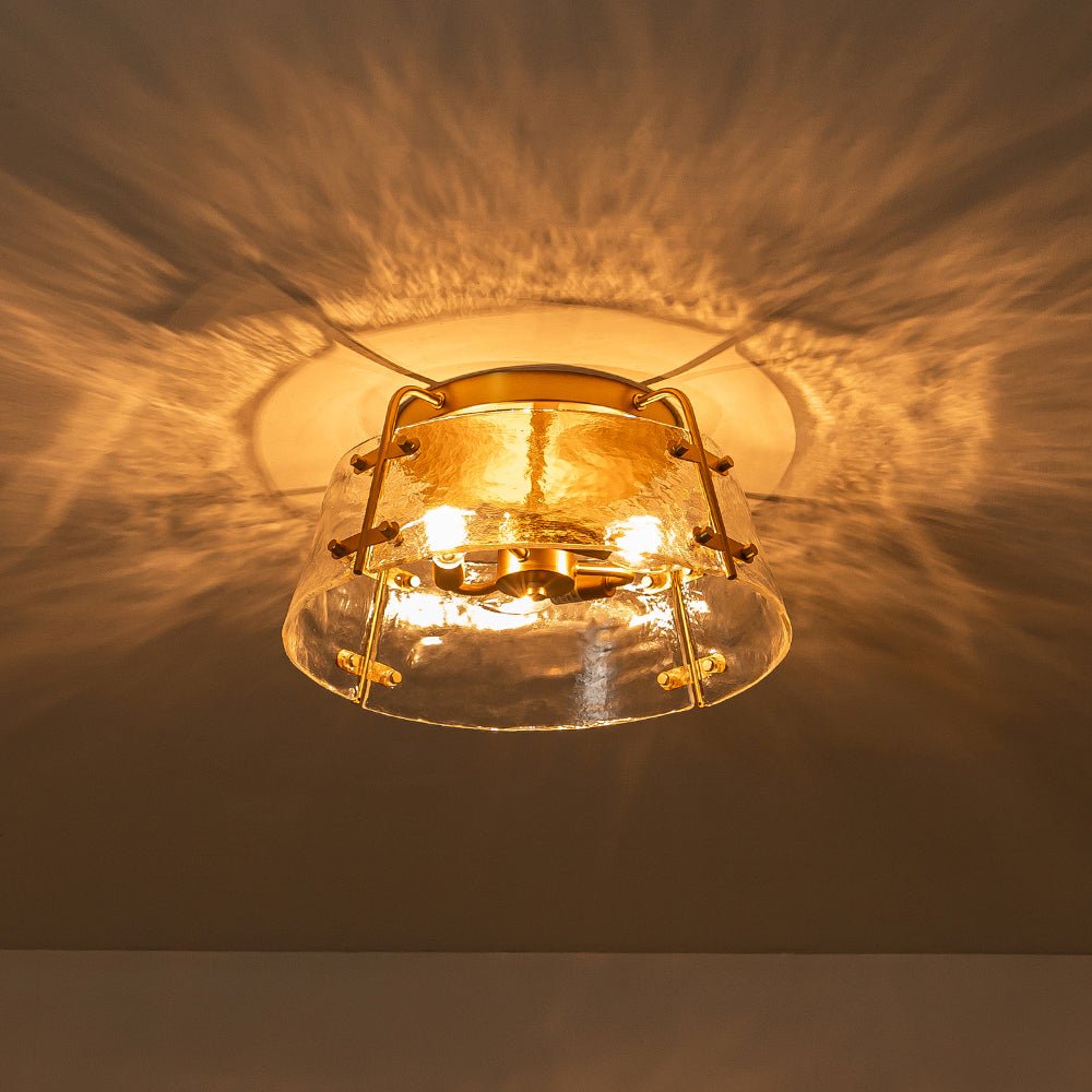 lightfixturesusa-mid-century-clear-textured-glass-drum-flush-mount-light-ceiling-light-brass-896171