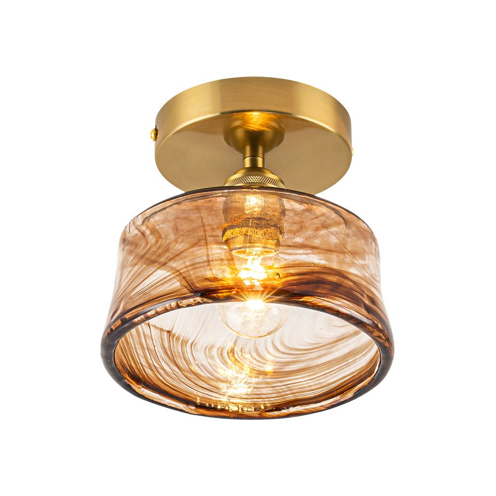 lightfixturesusa-mini-1-light-amber-swirl-glass-shade-semi-flush-mount-ceiling-light-saucer-2-packs-2638998