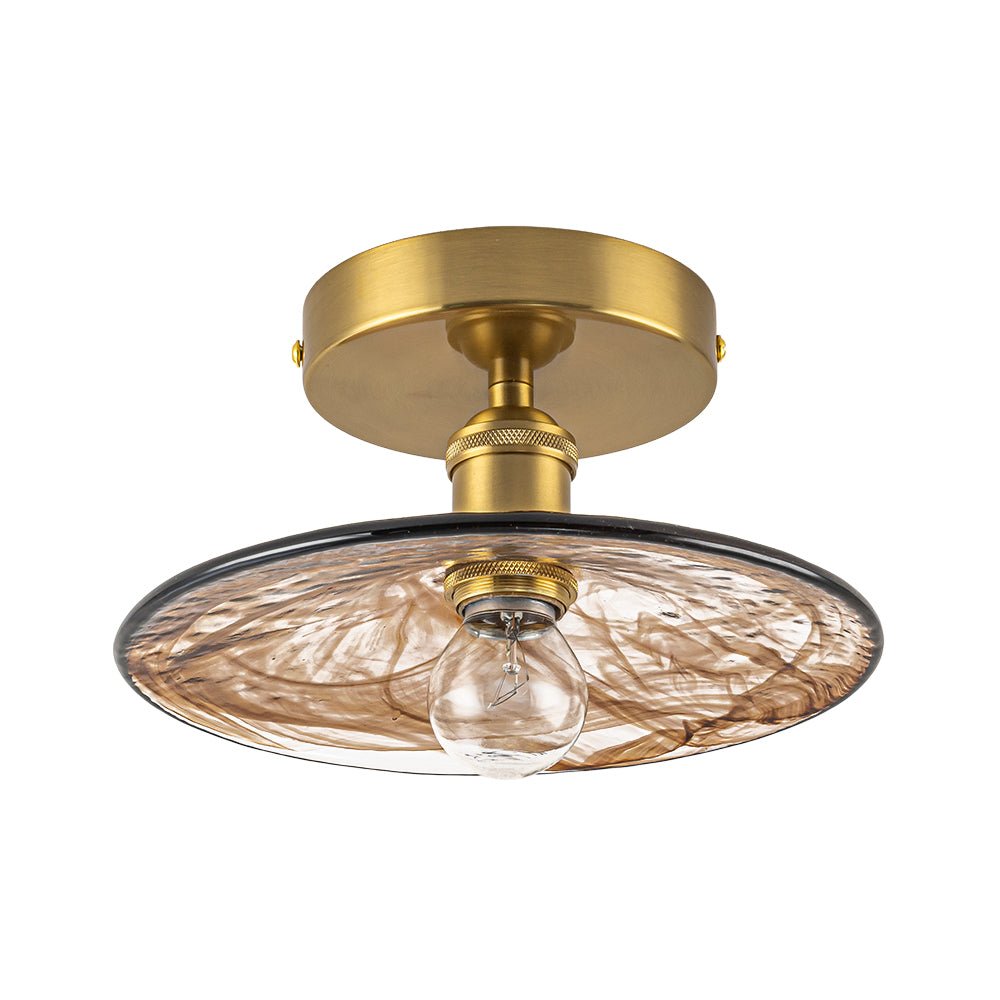 lightfixturesusa-mini-1-light-amber-swirl-glass-shade-semi-flush-mount-ceiling-light-saucer-2-packs-3680666